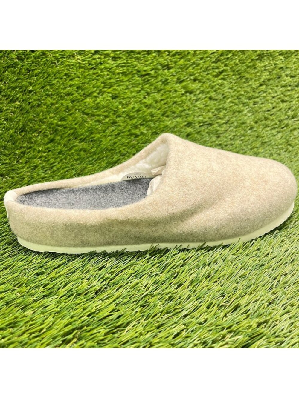 Allbirds Wool Slippers Womens Size 8.5 Beige Casual Comfort Slip On Mule Shoes